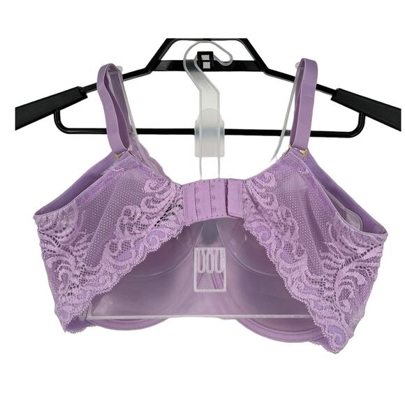 Natori 741299 Feathers full figure underwire bra purple size 36D - Picture 5 of 9